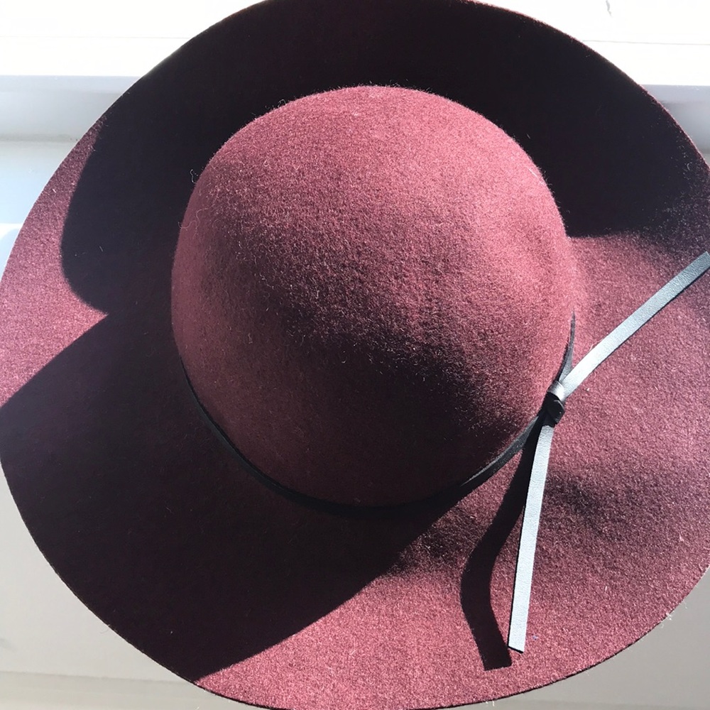 Maroon Wool Hat